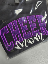 Cargar imagen en el visor de la galería, Cheer Mom Glitter Design Full Embroidery Sweatshirt/ Hoody
