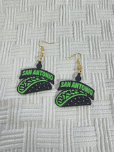 Load image into Gallery viewer, San Antonio Taco Outline Earrings - Premium TShirts &amp; More
