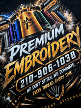 Cargar imagen en el visor de la galería, Premium Embroidery Marketing T-Shirt – Personalized With Your Business Phone Number T-Shirts (Unisex)
