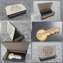 Load image into Gallery viewer, Custom Realtor Closing Key Box – Personalized New Home Gift
