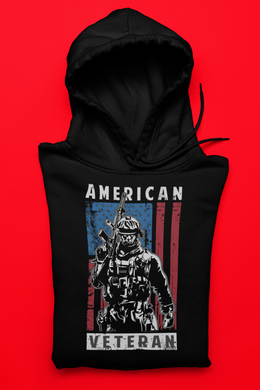 American Veteran Hoody - Premium TShirts & More