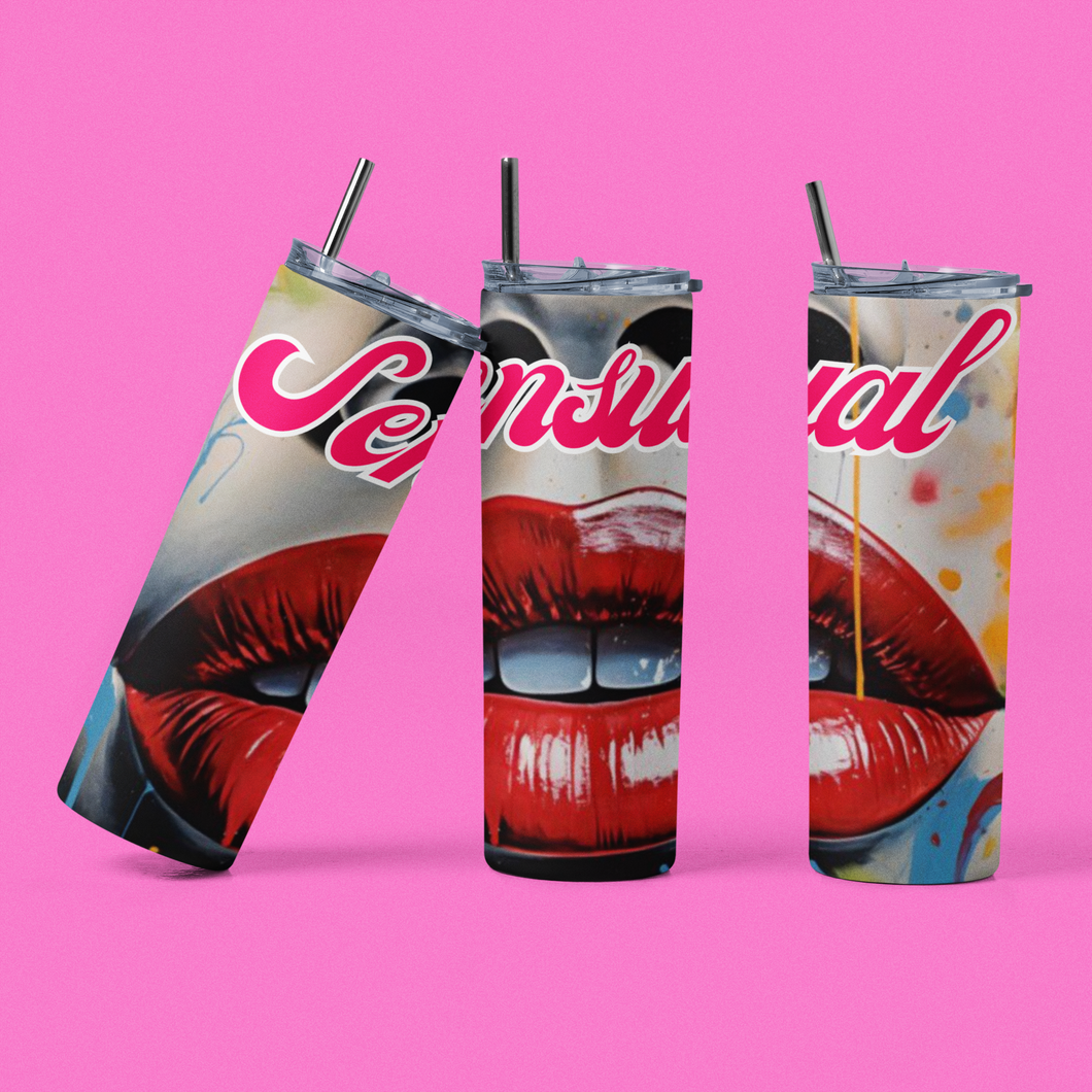 Sensual Hot Girl Living 20oz Tumbler - Premium TShirts & More