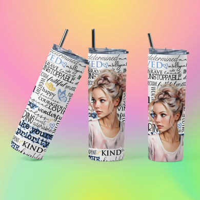 Inspirational Blue Vanilla - 20oz Tumbler - Premium TShirts & More