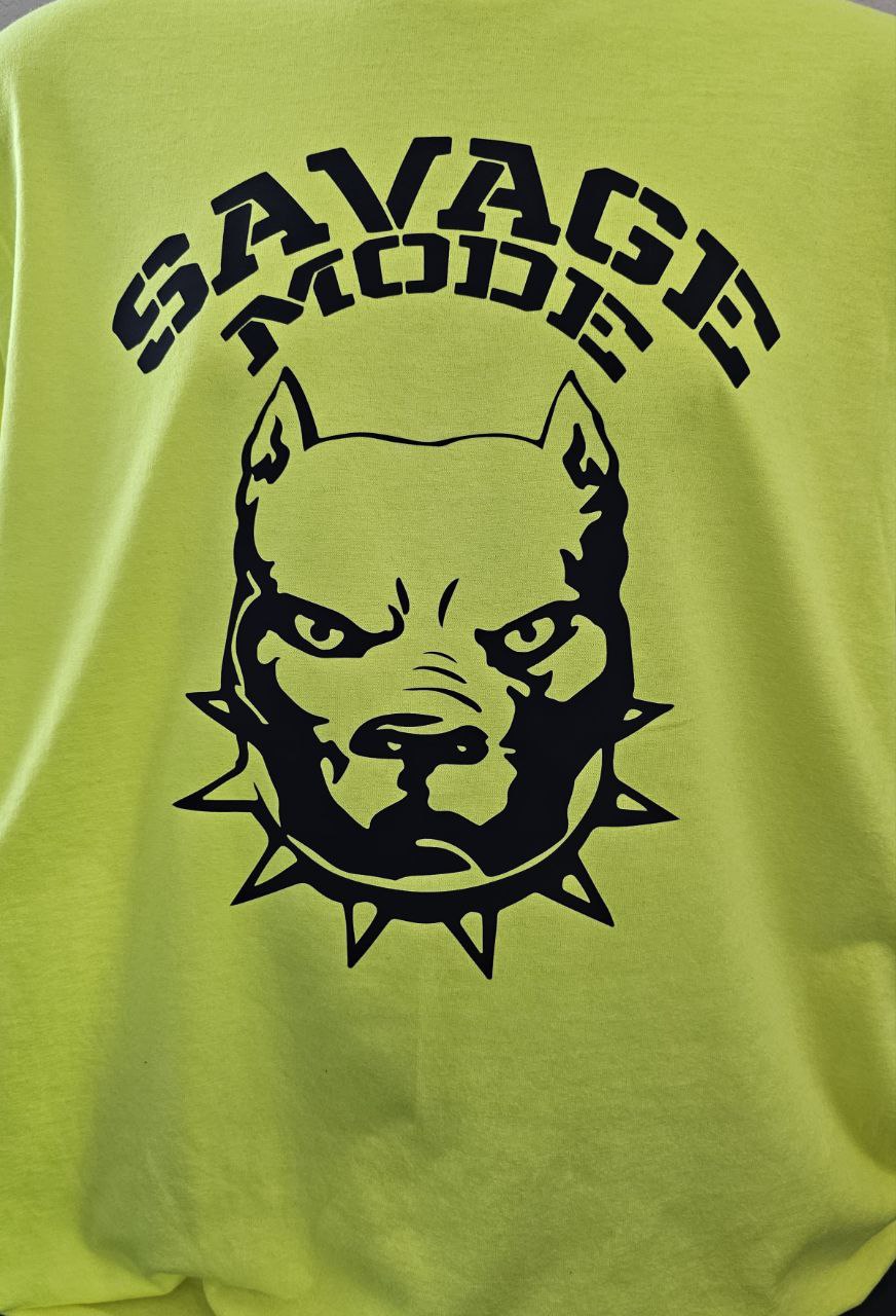 Savage Mode Neon Gym T-Shirt - Premium TShirts & More
