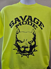 Load image into Gallery viewer, Savage Mode Neon Gym T-Shirt
