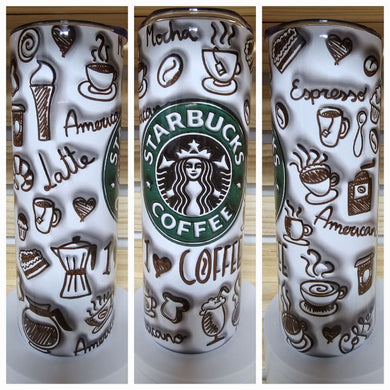 Starbucks 3D 20oz Tumbler - Premium TShirts & More