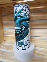 Cargar imagen en el visor de la galería, I Bleed Eagles Green &amp; White 20oz Tumbler - Premium TShirts &amp; More
