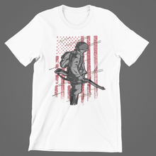 Load image into Gallery viewer, A Soldier At Heart T-Shirt - Premium TShirts &amp; More

