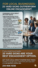 Load image into Gallery viewer, Yard Sign Print &amp; Installation Program (Get Over 37,500 Eyes On Your Business Now) San Antonio Local Only - Premium TShirts &amp; More
