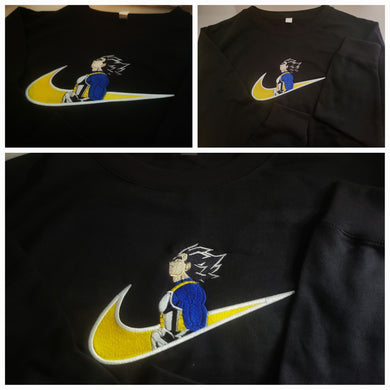 Prince Vegeta Sweater Crewneck Pullover with Dragon Ball Z Design juyg