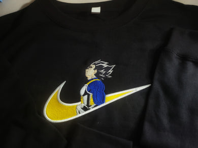 Prince Vegeta Pullover Hoody Embroidered Dragon Ball Z Design [unisex]