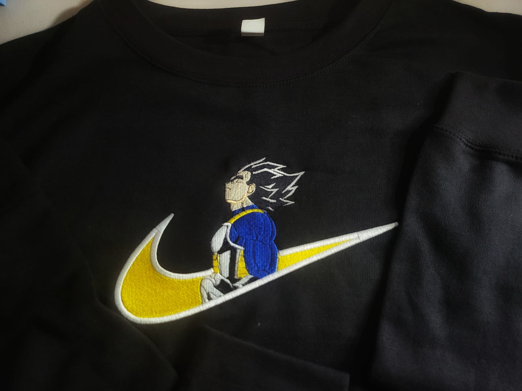 Prince Vegeta Pullover Hoody Embroidered Dragon Ball Z Design [unisex]