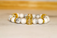 Load image into Gallery viewer, White Stone G Bracelet
