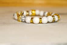 Load image into Gallery viewer, White Stone G Bracelet
