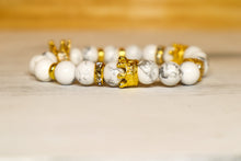 Load image into Gallery viewer, White Stone G Bracelet
