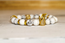 Load image into Gallery viewer, White Stone G Bracelet
