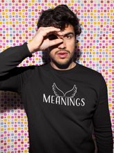 Cargar imagen en el visor de la galería, Meanings Men&#39;s Sweatshirt (Embroidery Design)
