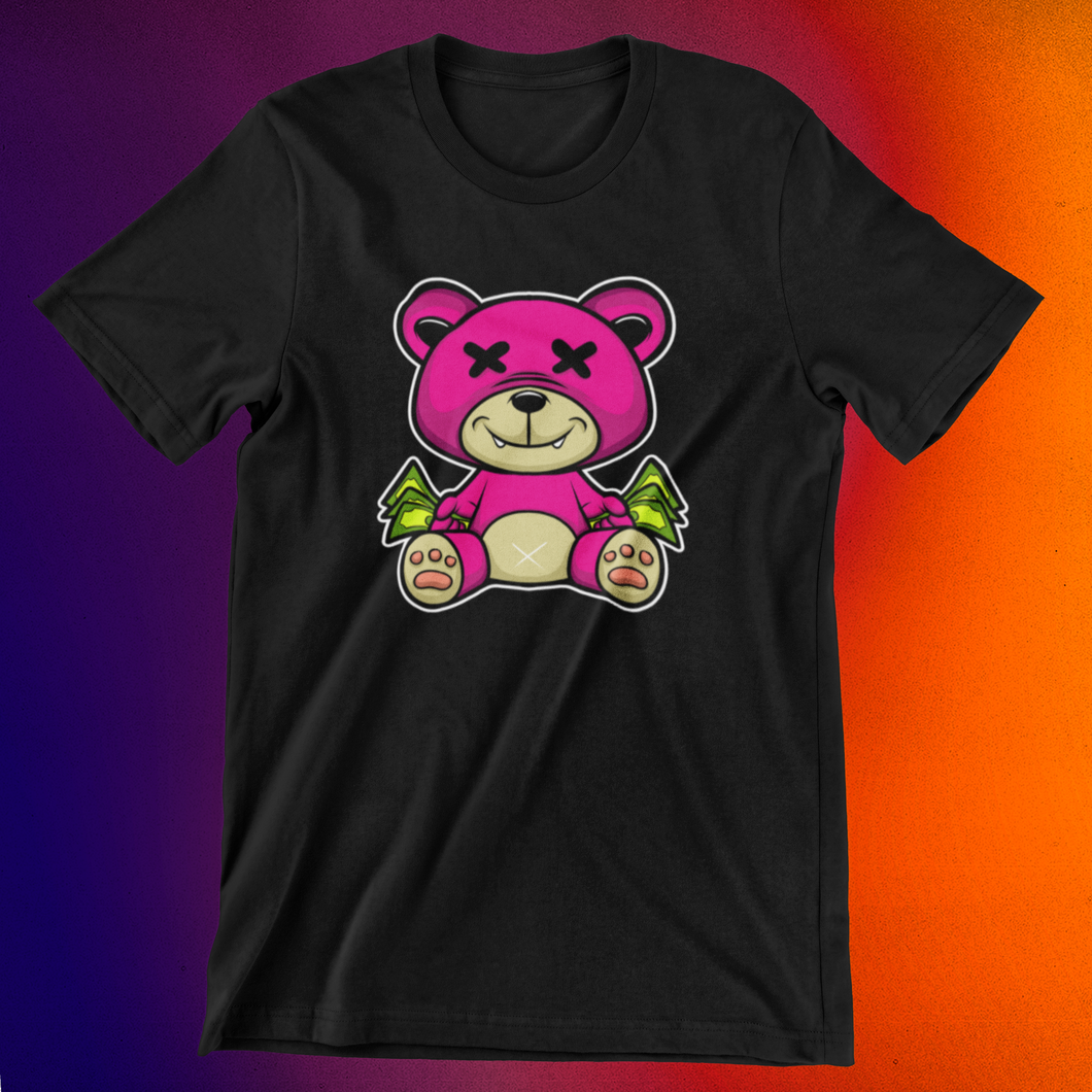Da Pink Bear Money T-Shirt Hustle Collection