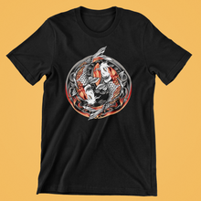 Cargar imagen en el visor de la galería, Koi Fish Yin and Yang T-Shirt
