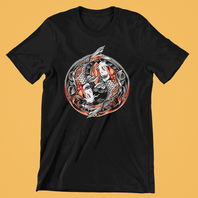 Koi Fish Yin and Yang T-Shirt - Premium TShirts & More