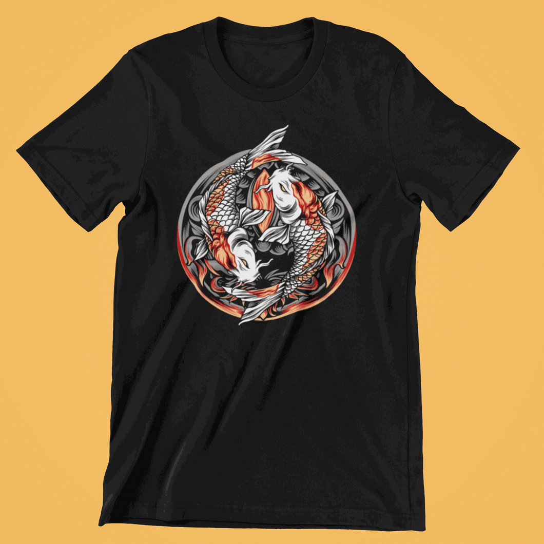 Koi Fish Yin and Yang Shirt