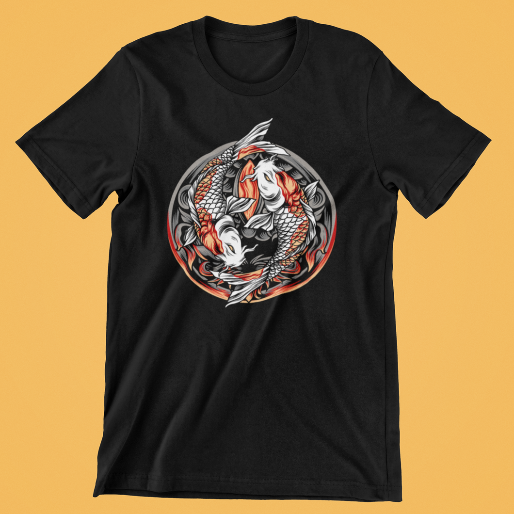 Koi Fish Yin and Yang T-Shirt