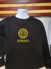 Cargar imagen en el visor de la galería, Versace Custom Crewneck Sweater Pullover Versace Crewneck Sweatshirt

