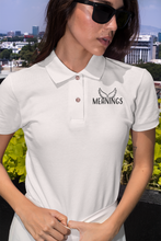 Load image into Gallery viewer, Meanings Polo-Shirt B/W (Women) - Premium TShirts &amp; More
